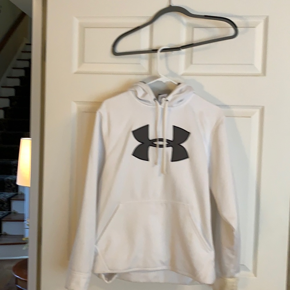 Under armor white sweatshirt
